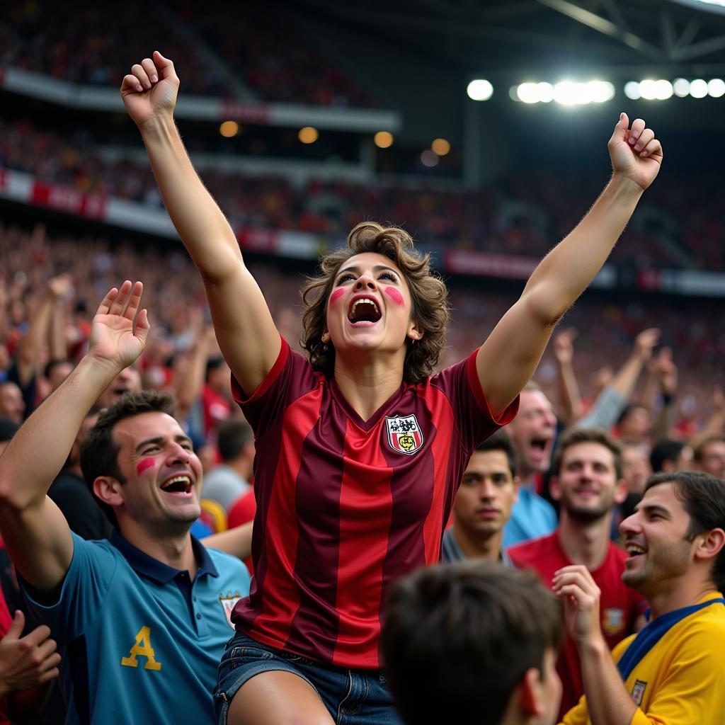 Fans Celebrating Goal