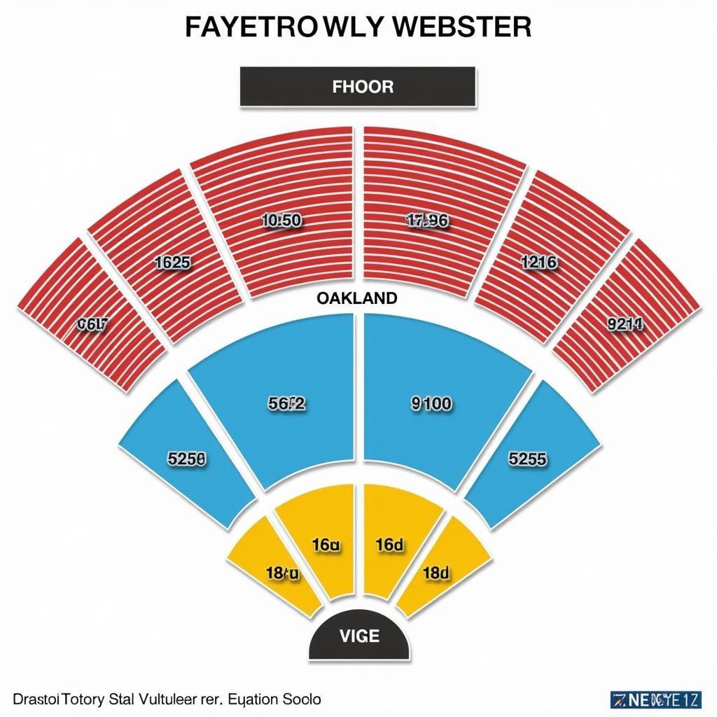 Seating chart for Faye Webster's concert in Oakland