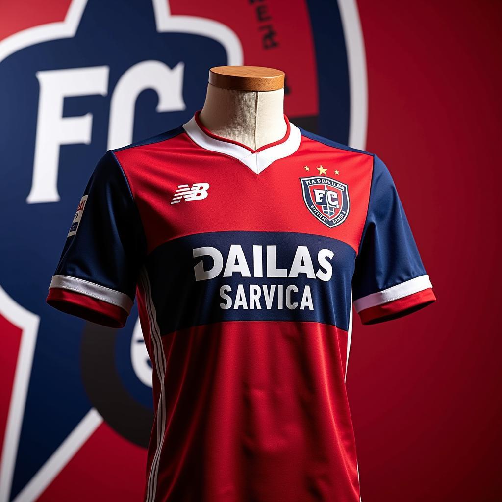 2023 FC Dallas Away Jersey on Display