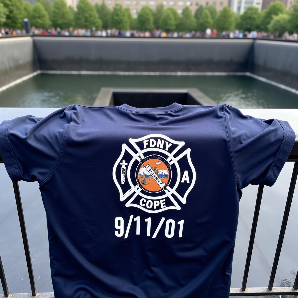 FDNY 9/11 Shirt at Memorial