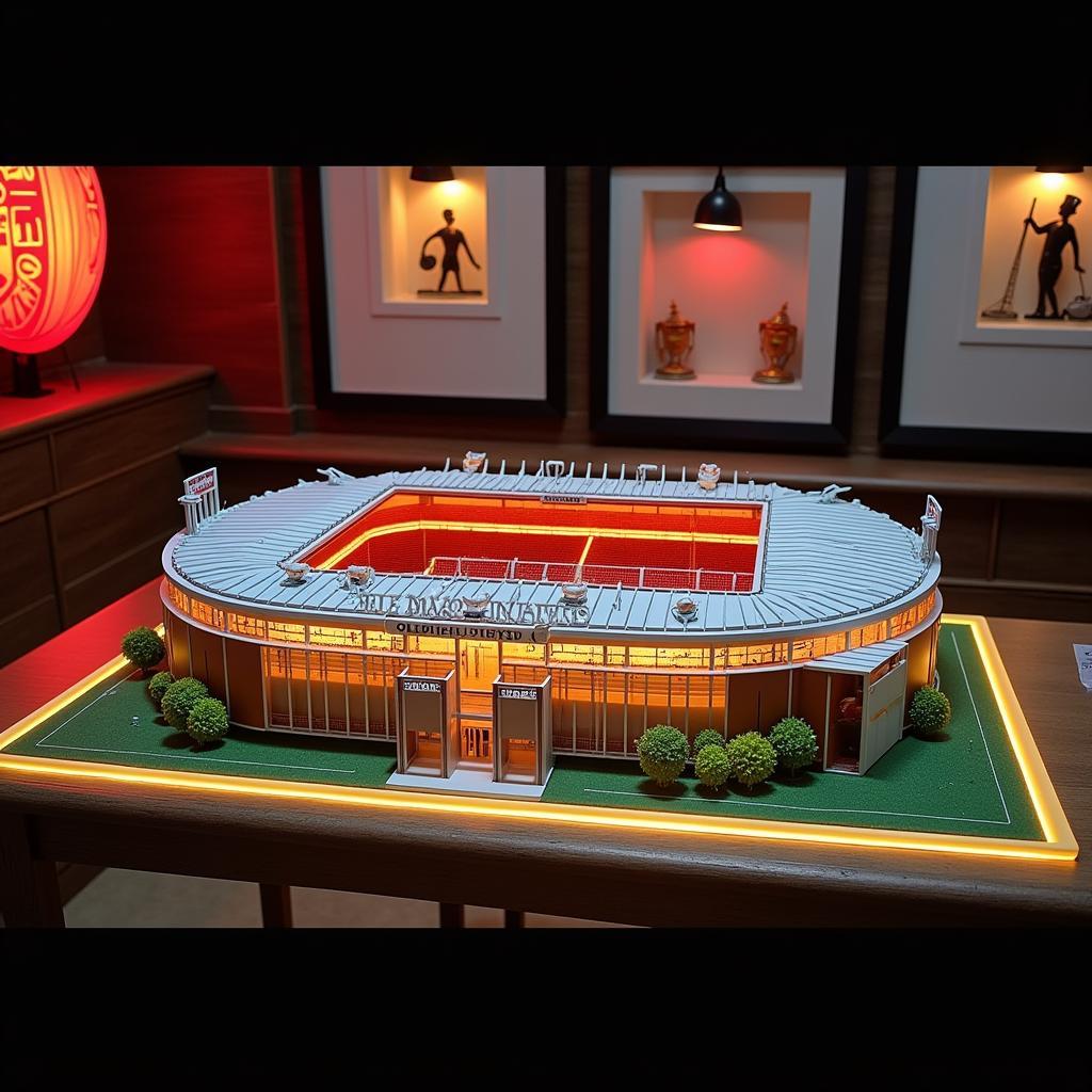 Old Trafford 3D puzzle completed