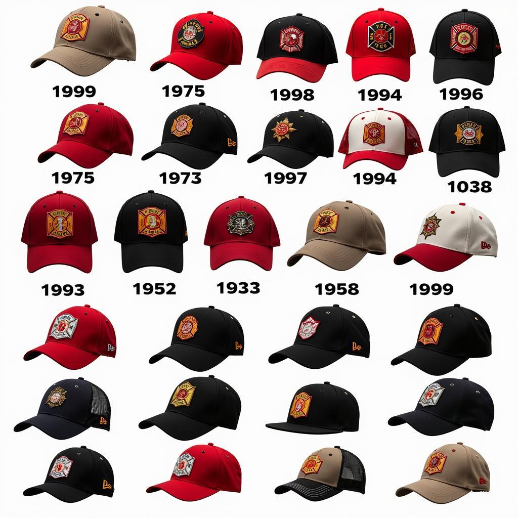 Firefighter baseball cap throughout history