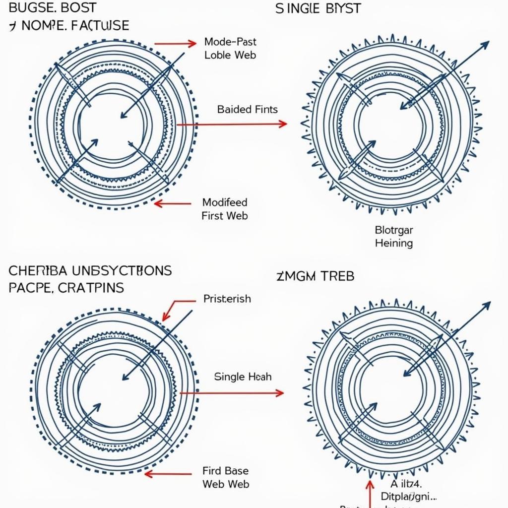 First Base Glove Web Patterns