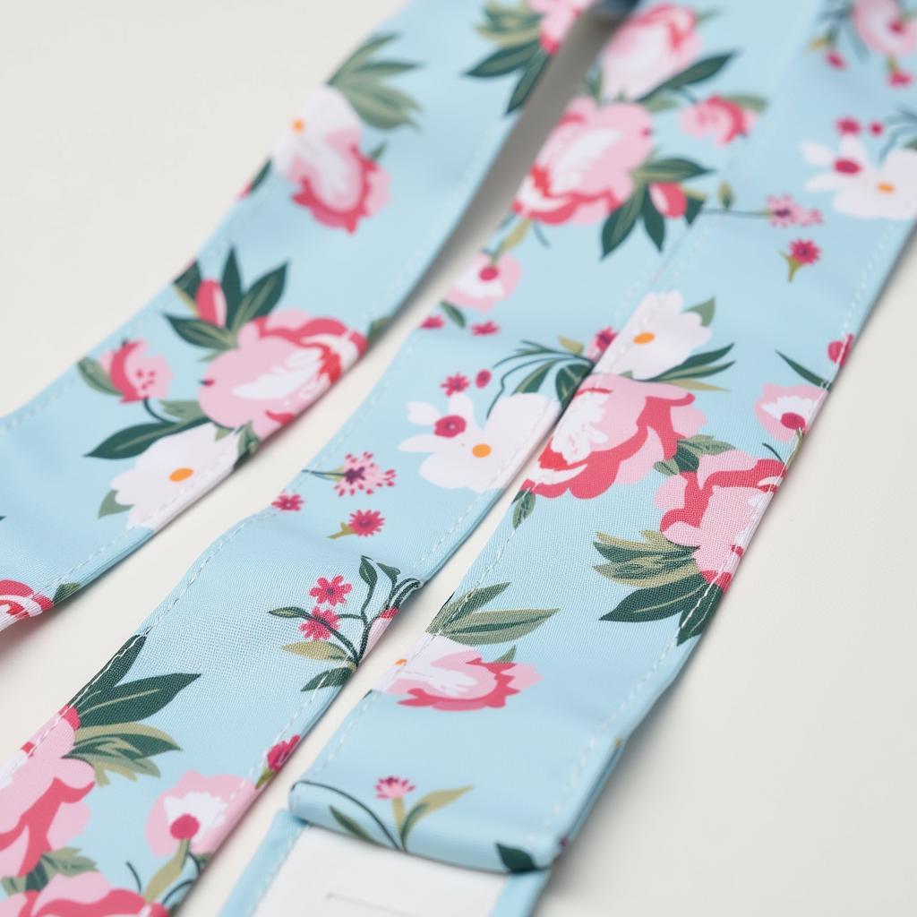 Floral Patterned Lanyard