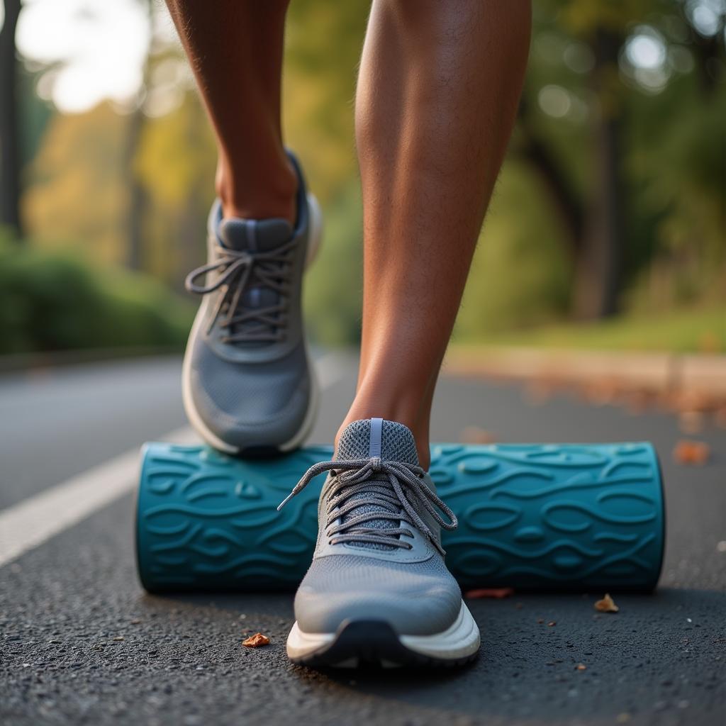 Using a foam roller for muscle recovery