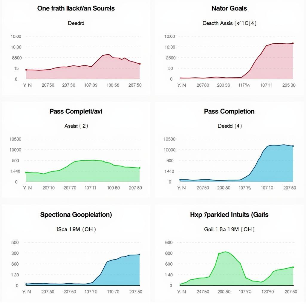 Football data analysis charts