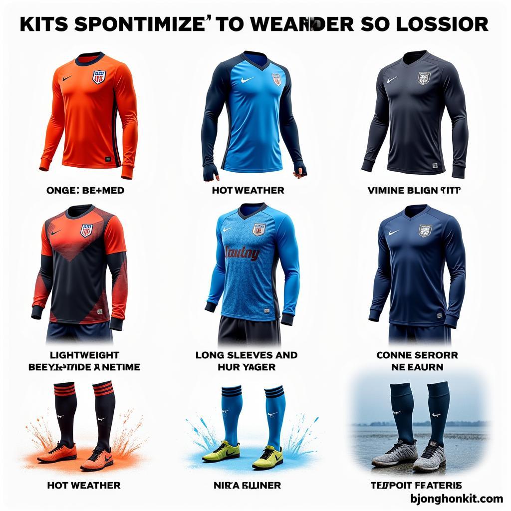 Football Kits for Different Weather