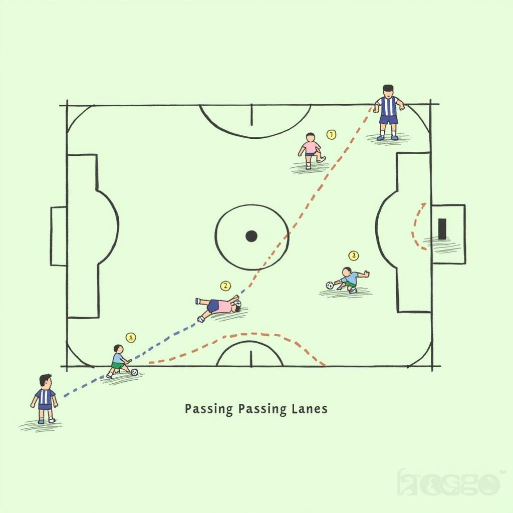 Visualization techniques for football midfielders