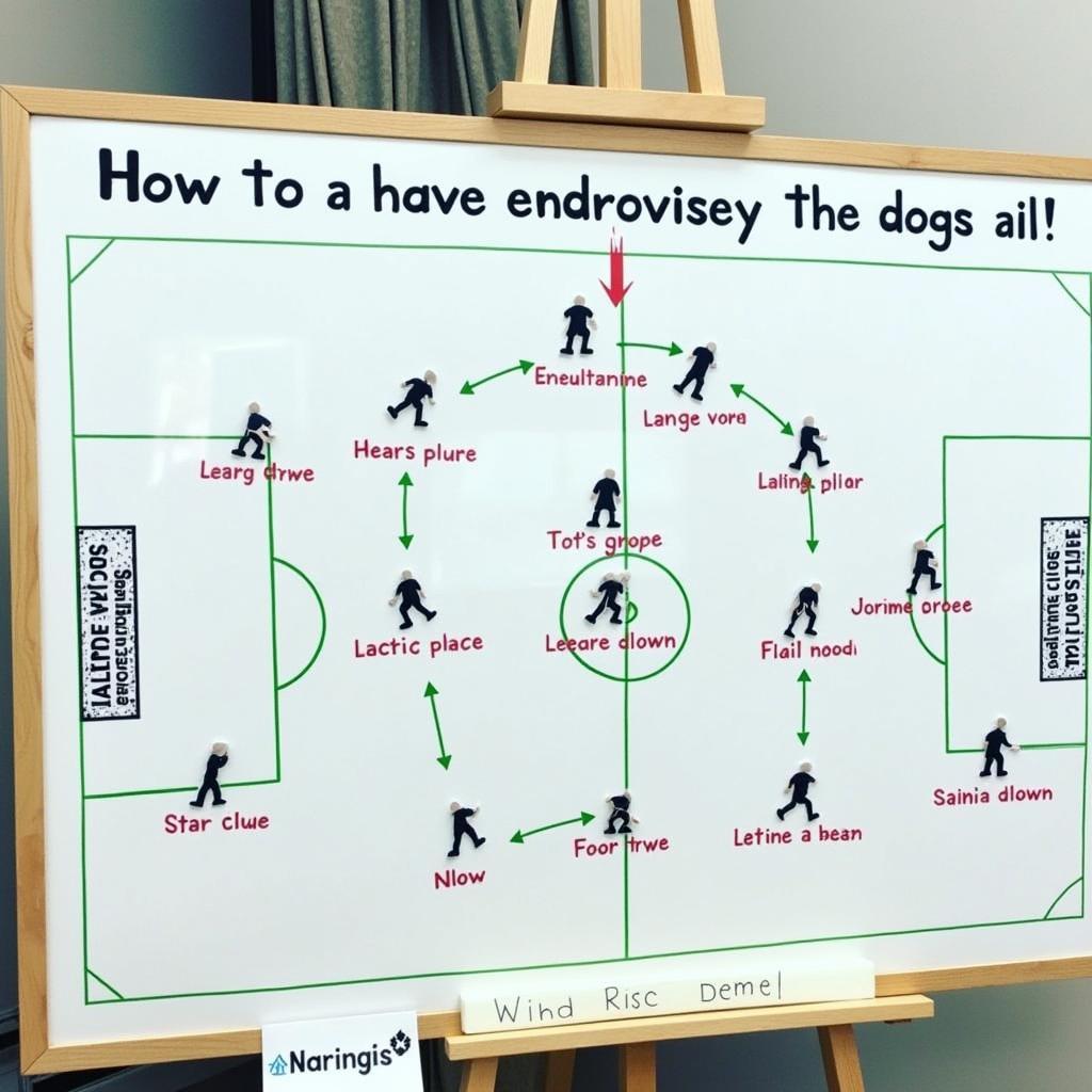 Football Tactics on a Tactical Board