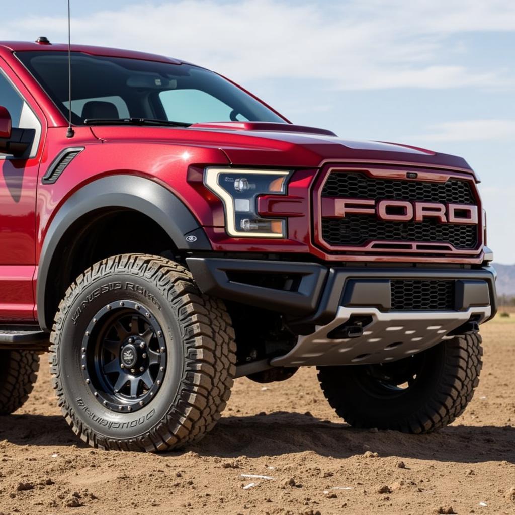 Ford F-150 with King Ranch Center Caps