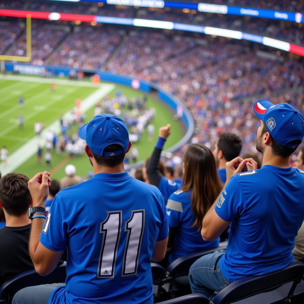 Ford Field Section 118 Game Day Experience