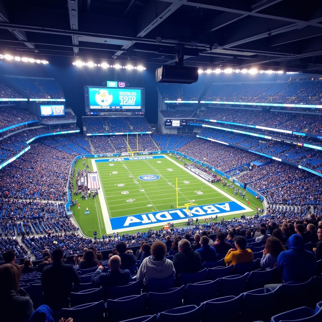 Ford Field Section 129 Atmosphere