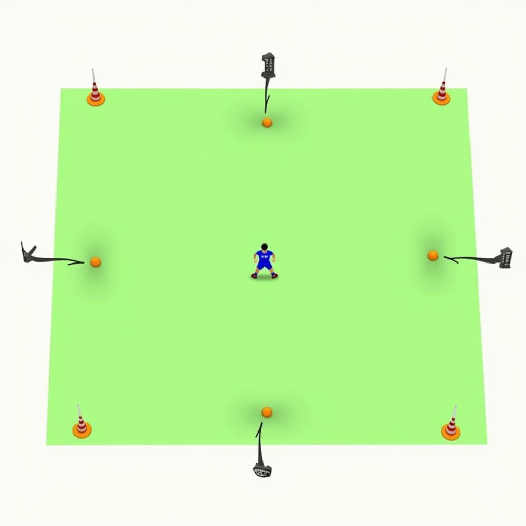 Four Corners Drill Setup