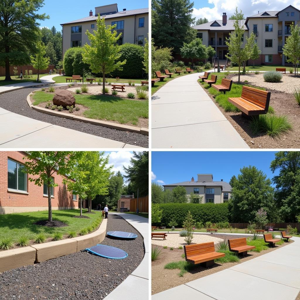 Sustainable design elements in Four Seasons Park Field