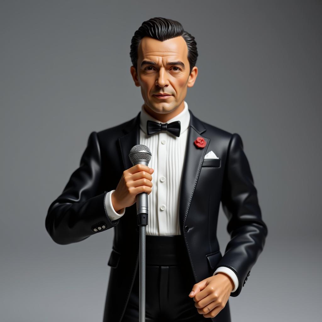 Classic Frank Sinatra Figurine in Tuxedo