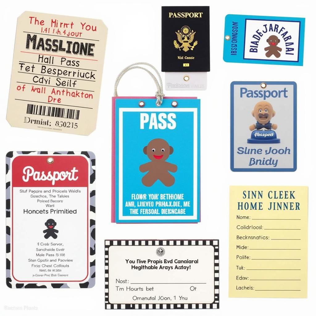 Free Printable Bathroom Pass Designs