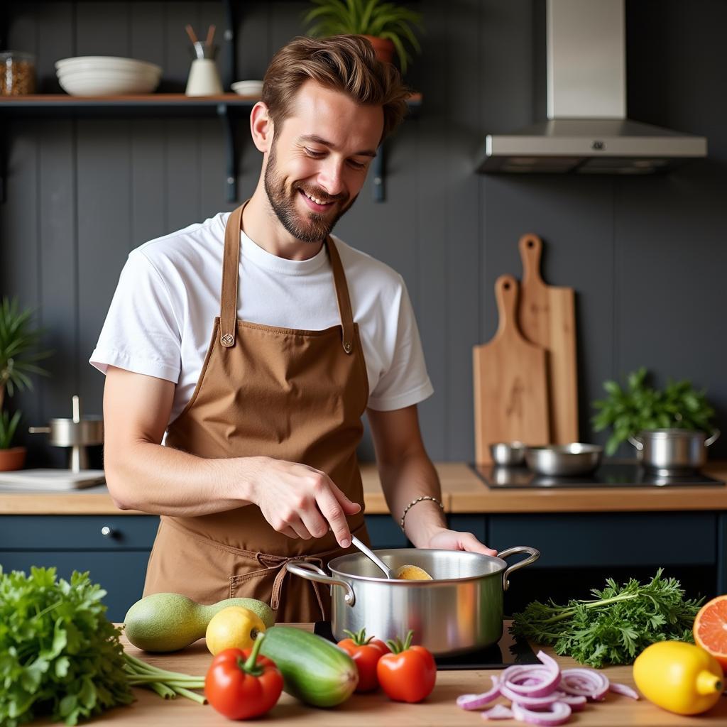 Frenkie de Jong Trying Out a New Recipe