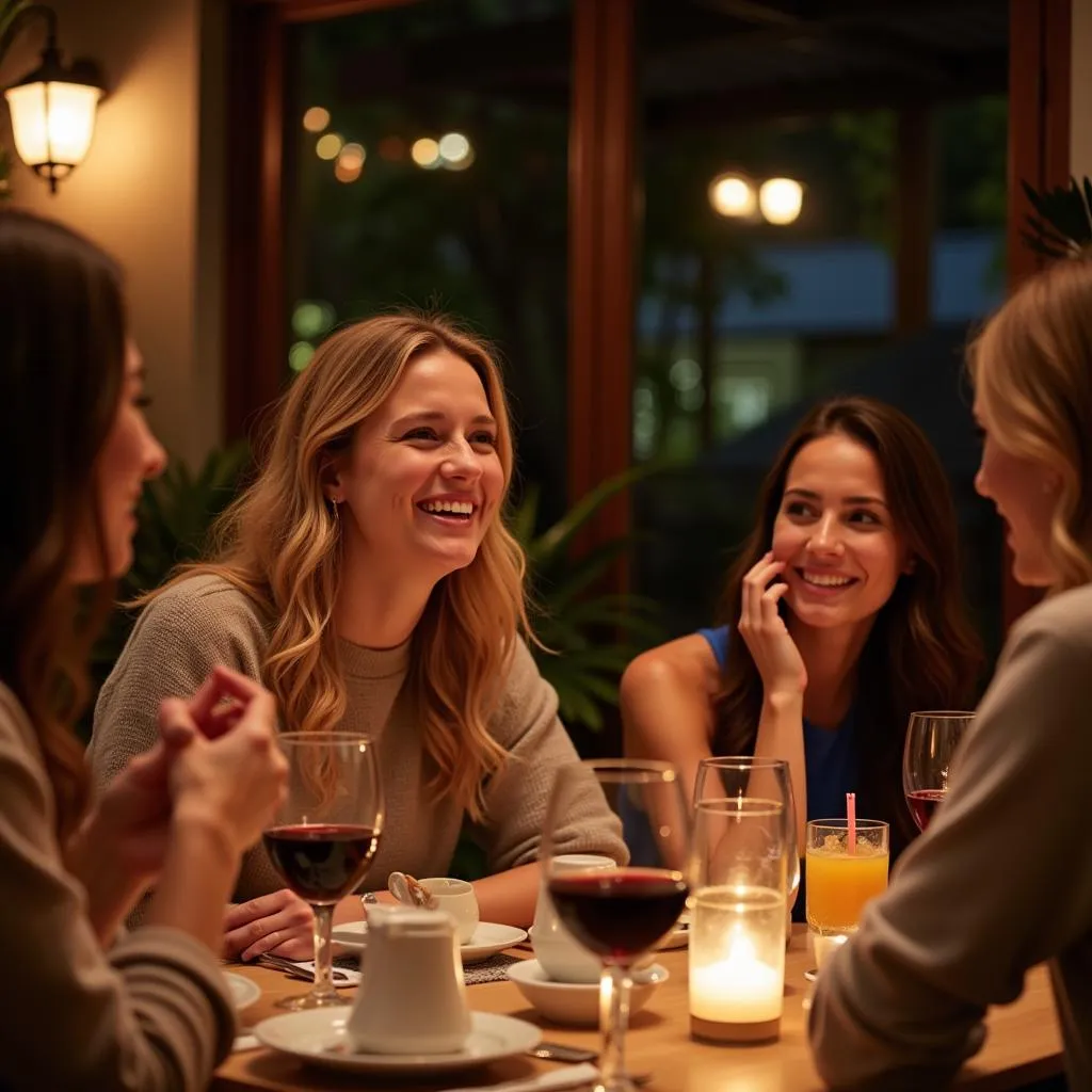 Frenkie de Jong enjoying dinner with friends