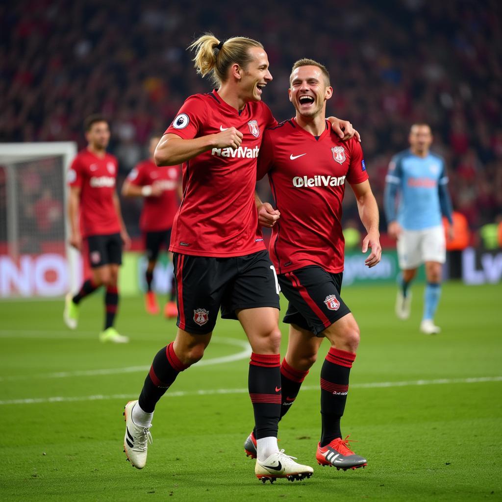 Frenkie de Jong Goal Celebration