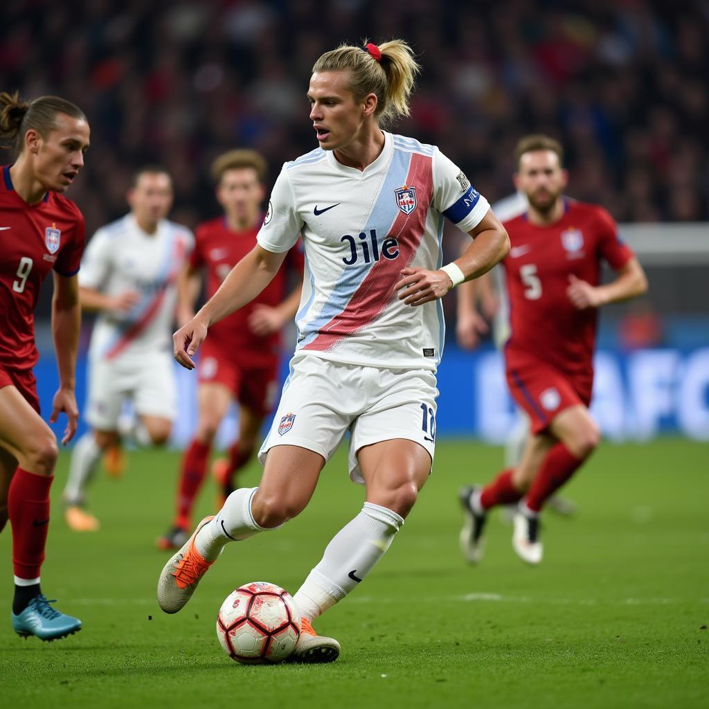 Frenkie de Jong Controls the Midfield