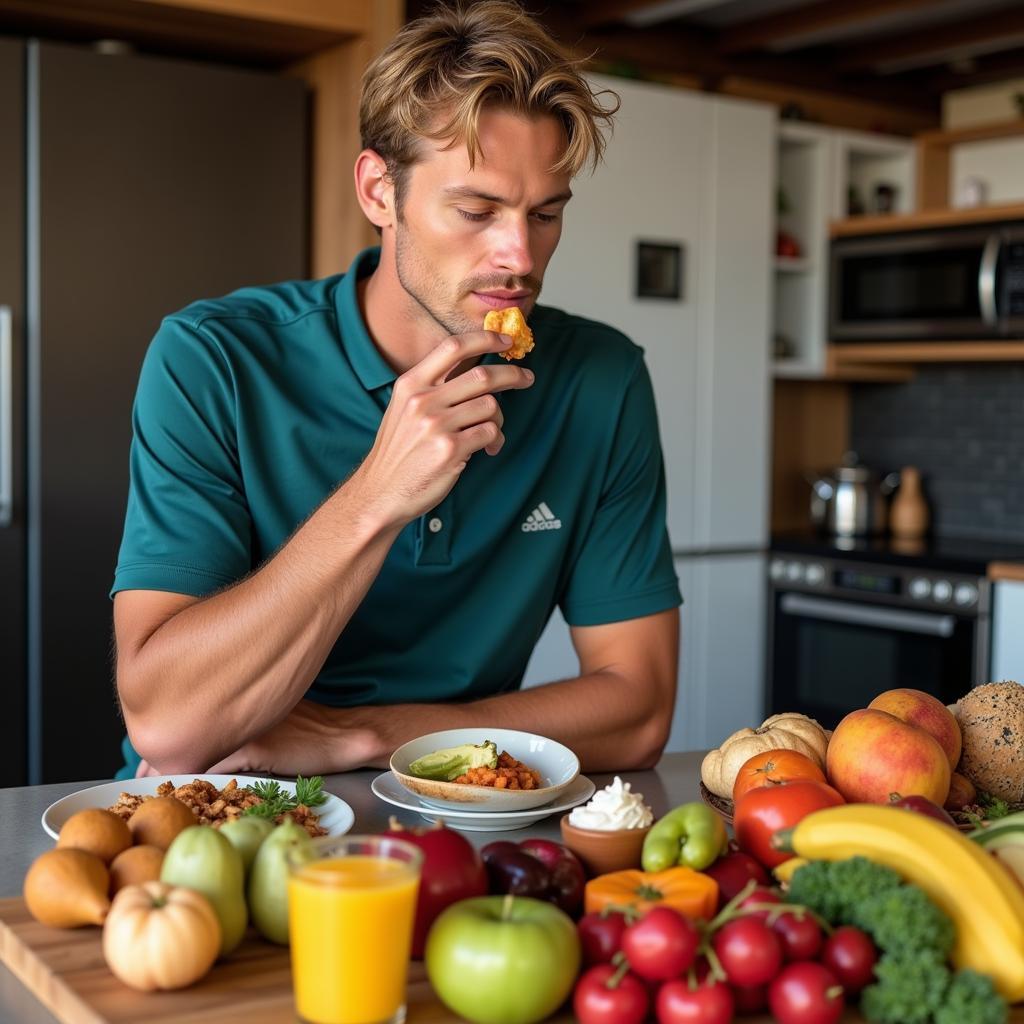 Frenkie de Jong hydrating