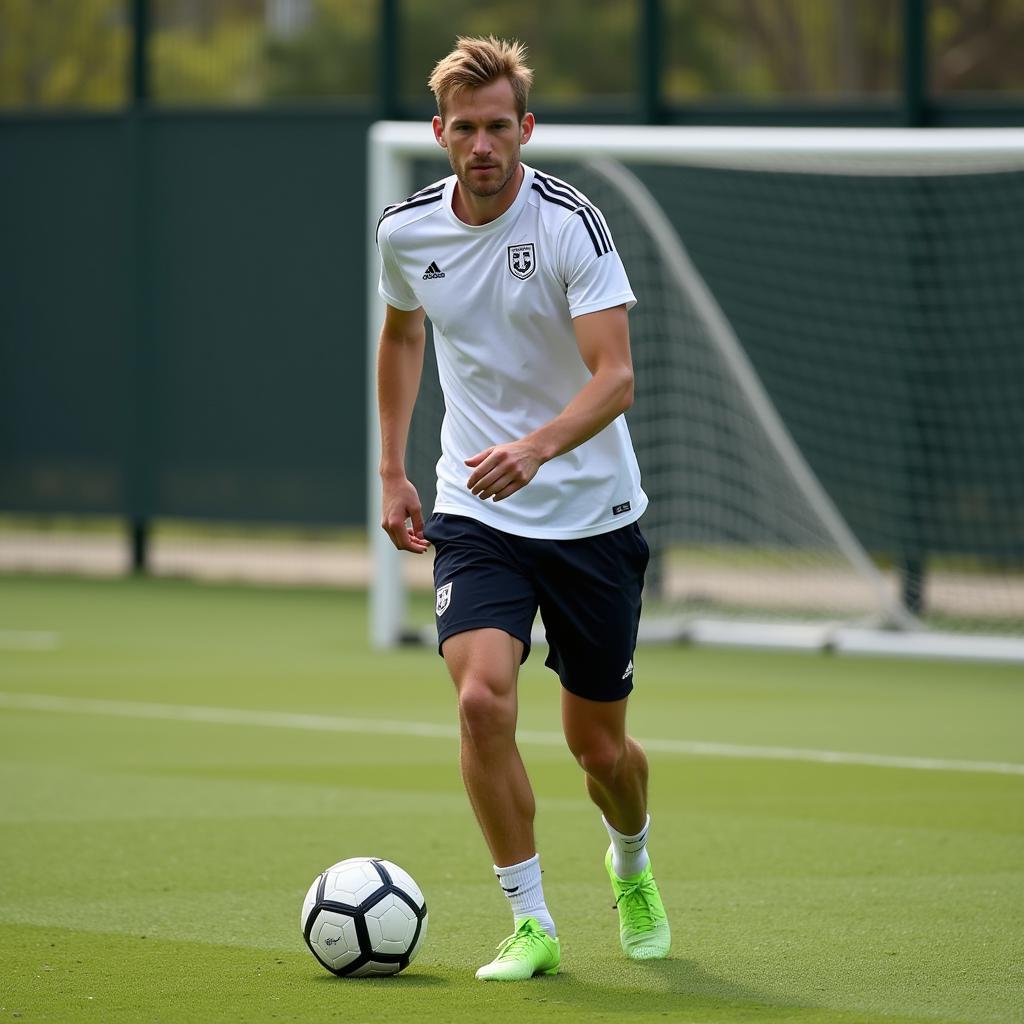 Frenkie de Jong Training with a Wiffle Ball