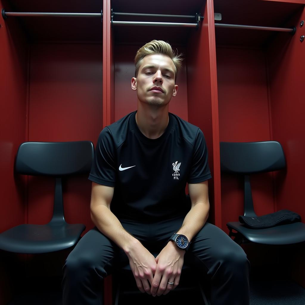 Frenkie de Jong visualizing success on the pitch