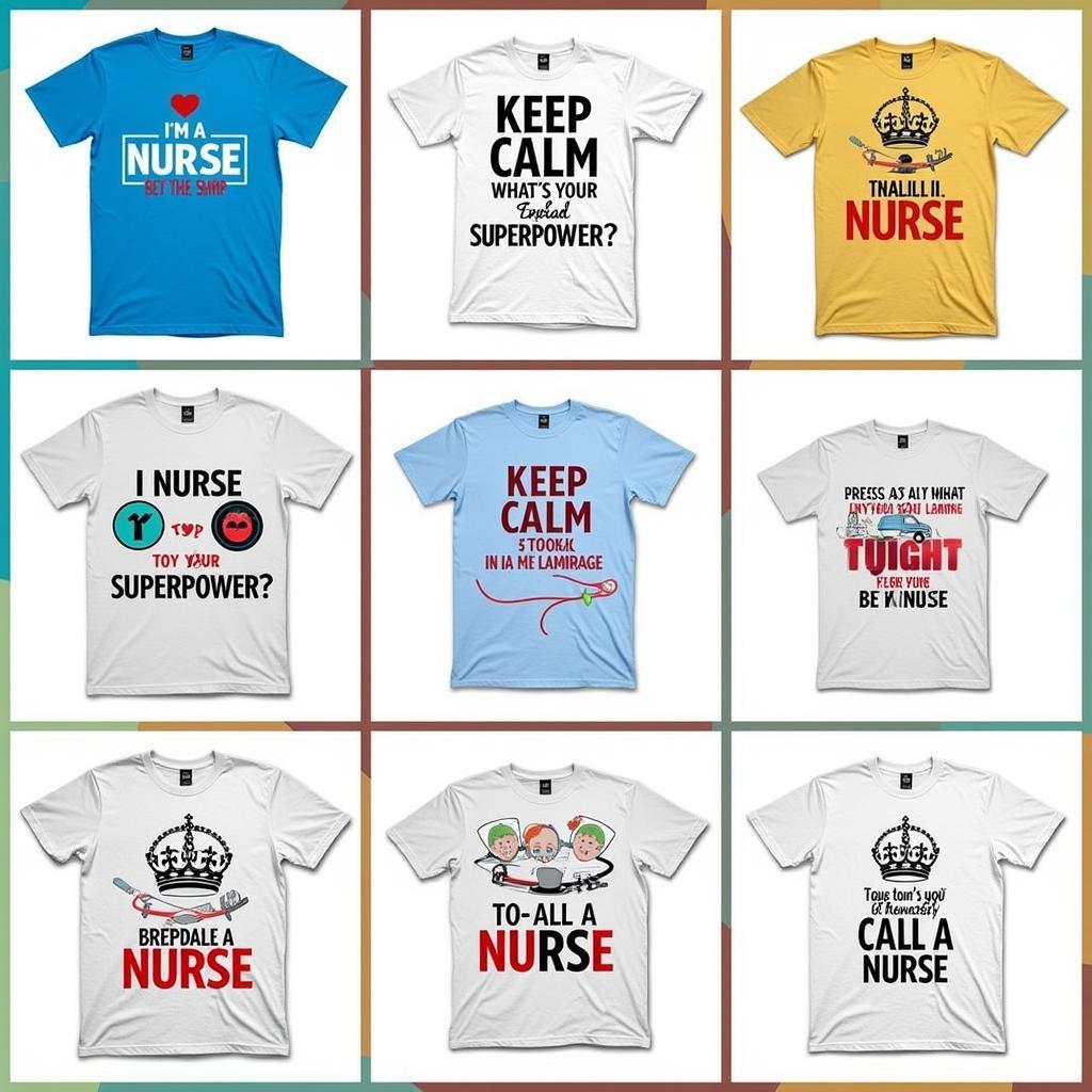 Funny Nurse T-Shirt Designs with Witty Slogans and Playful Graphics