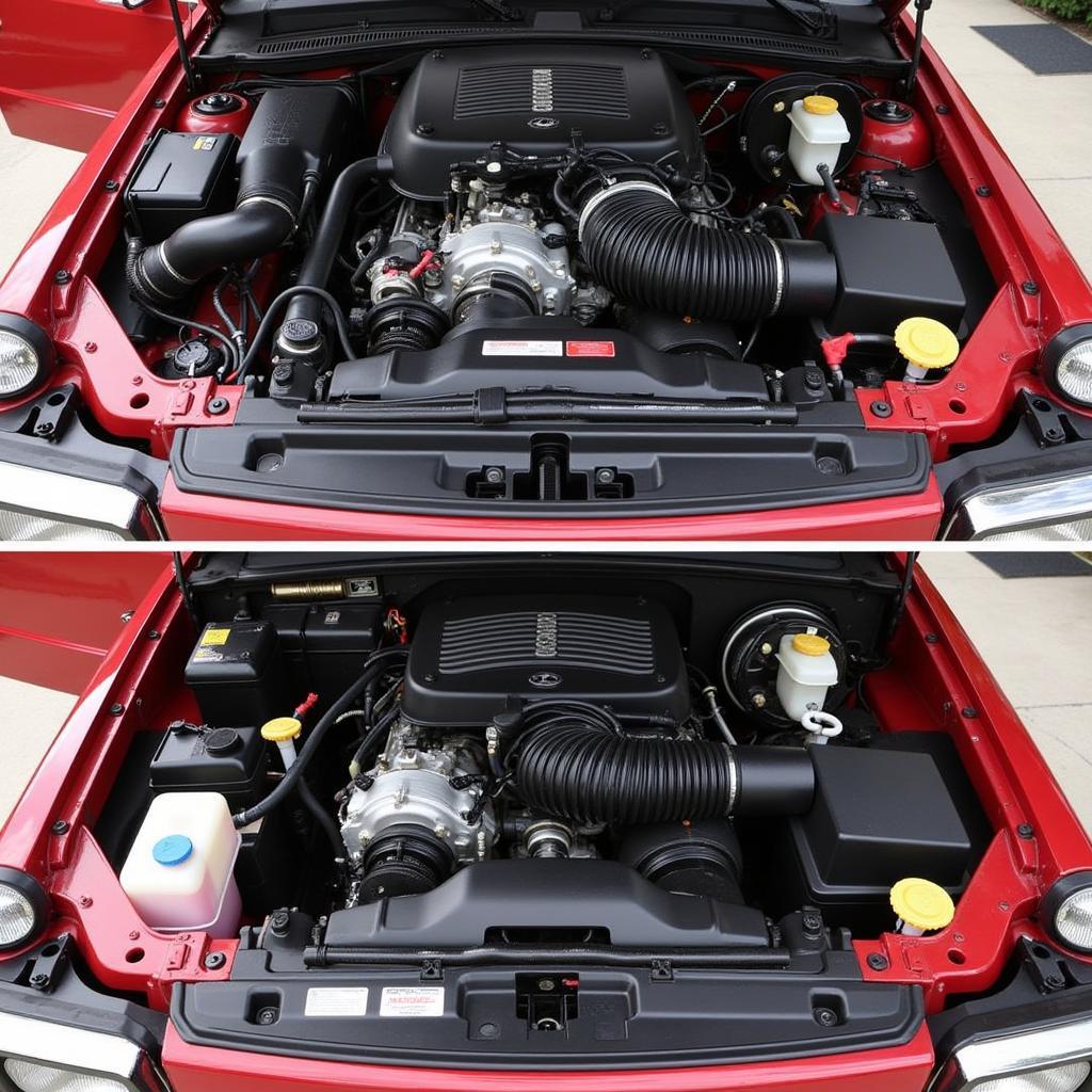 G Body Engine Bay Comparison