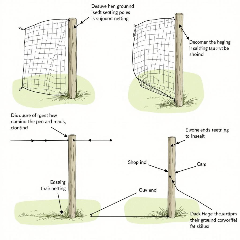 Installing Game Bird Netting Correctly