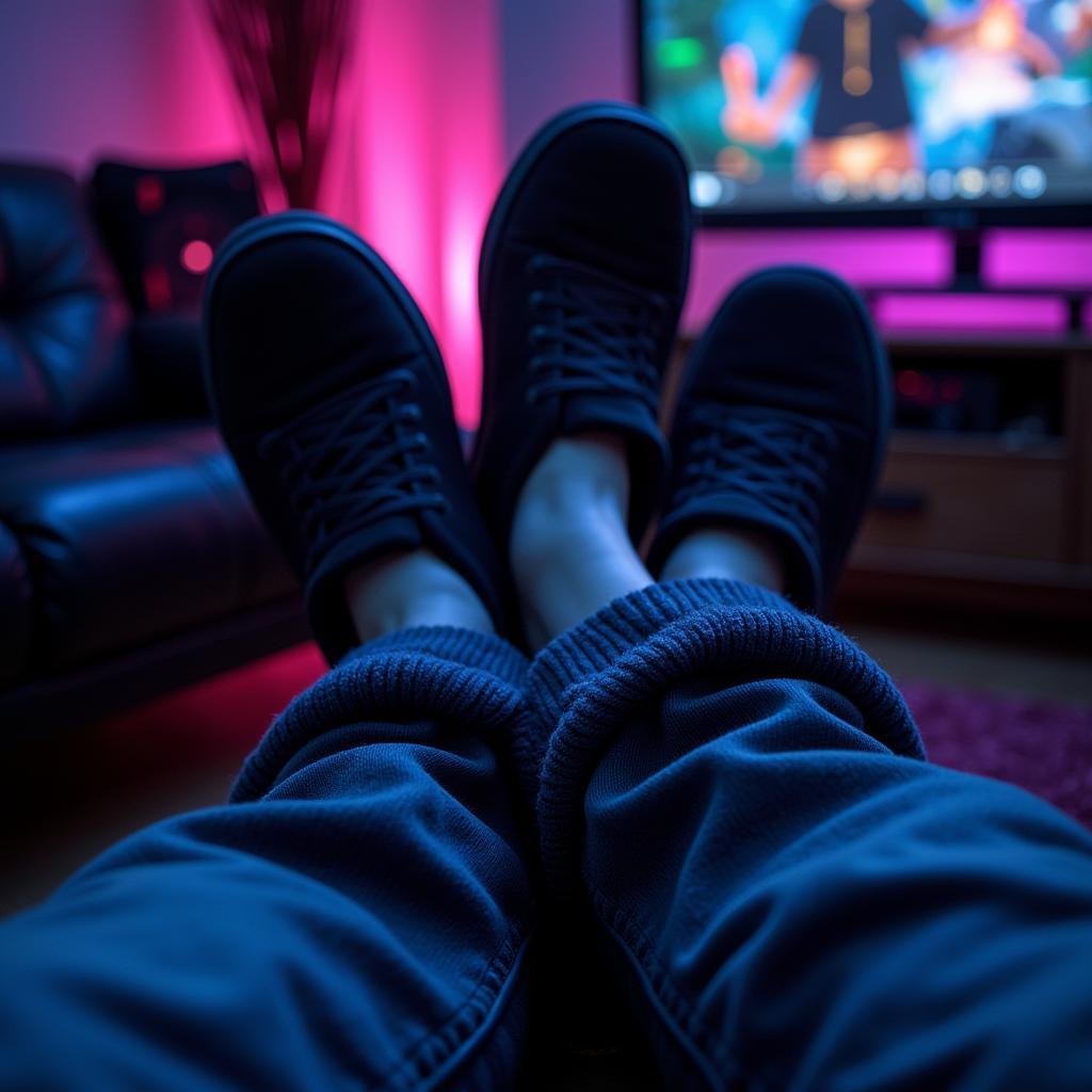 Ultimate Gaming Relaxation with Comfortable Slippers