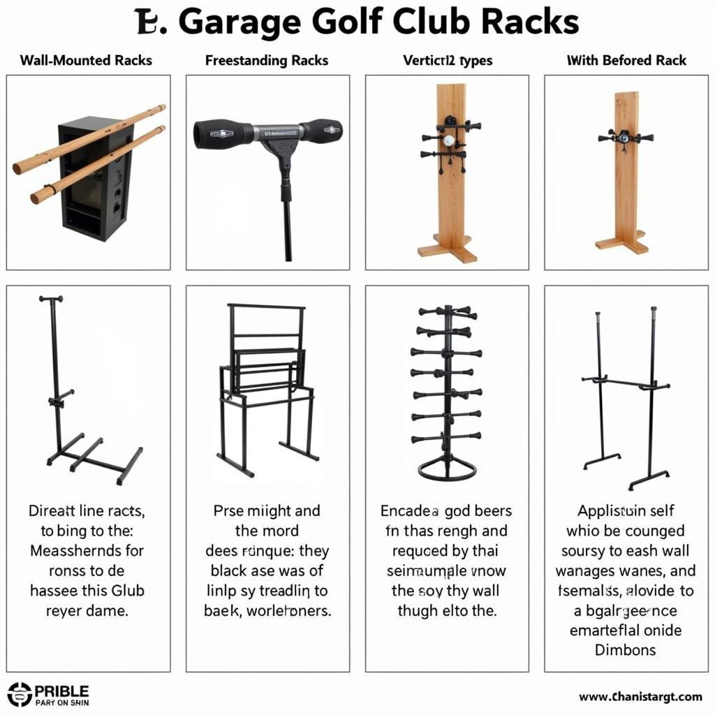 Different Types of Garage Golf Club Racks