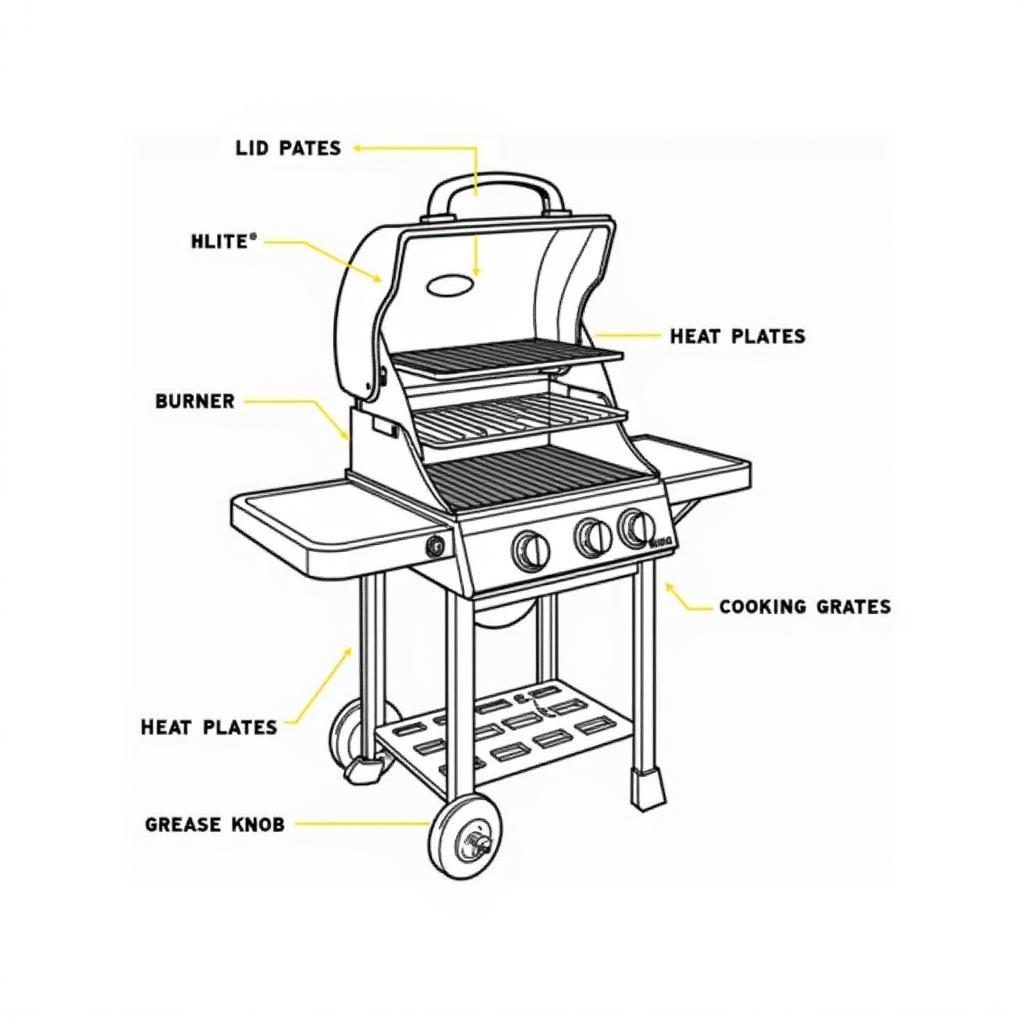 Gas Grill Parts Diagram