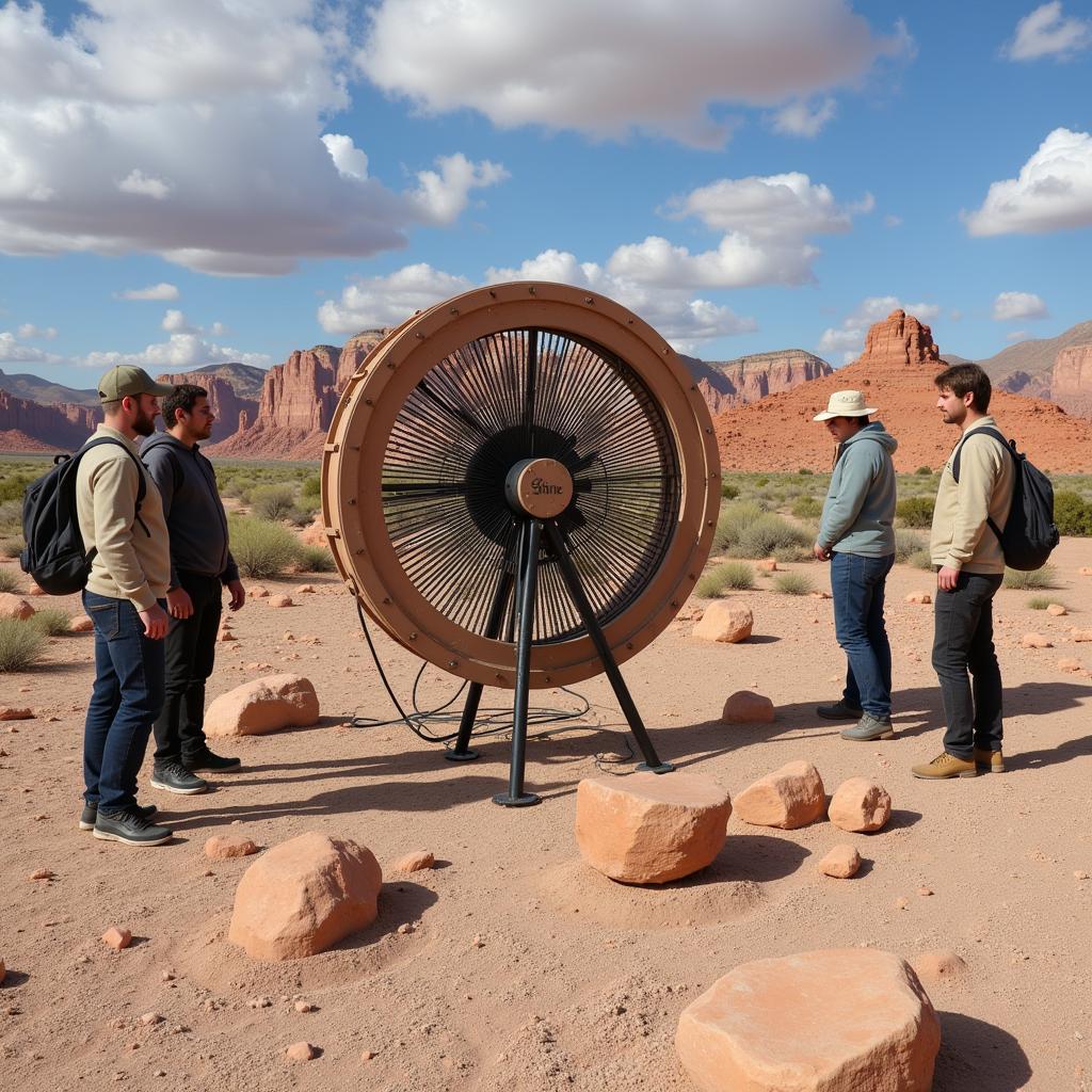 Geological Research Using Fan