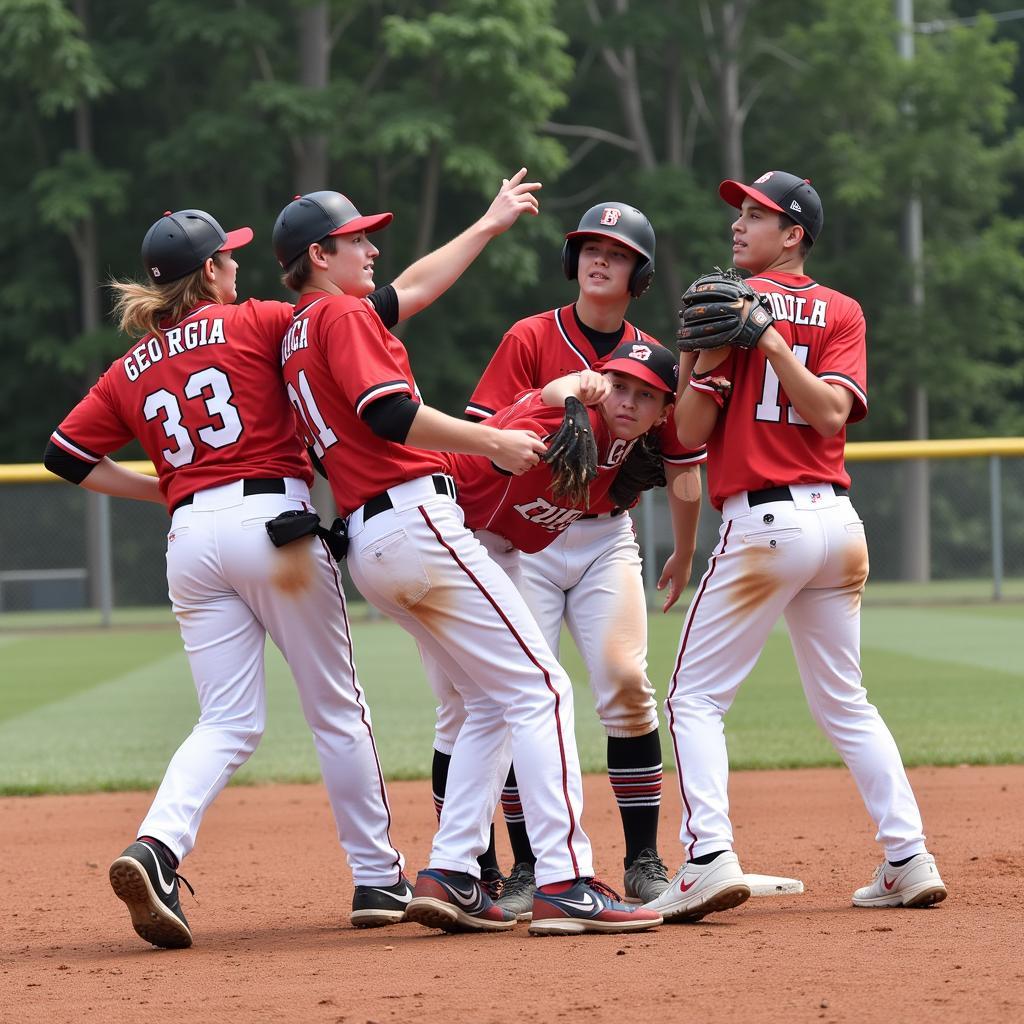 Georgia Travel Baseball Team Competing in Tournament