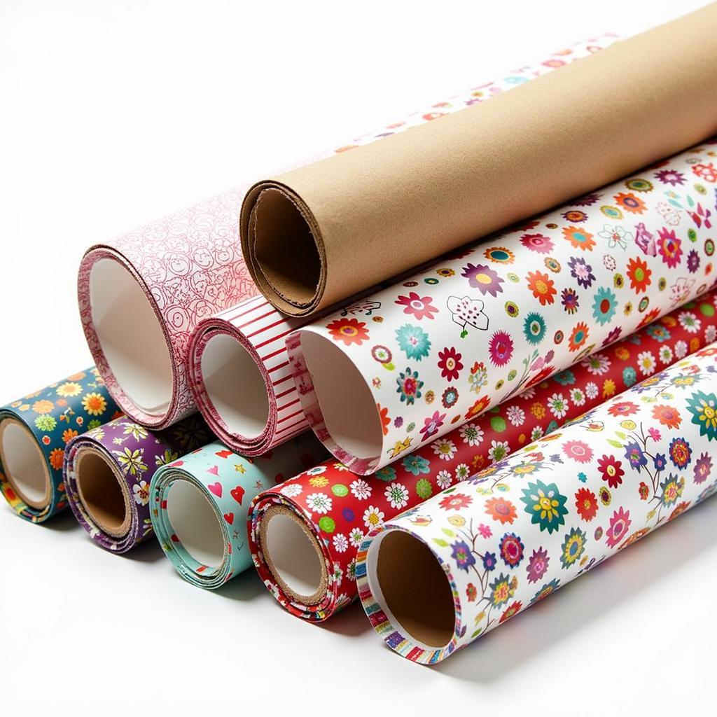 Assortment of Gift Wrap Jumbo Rolls