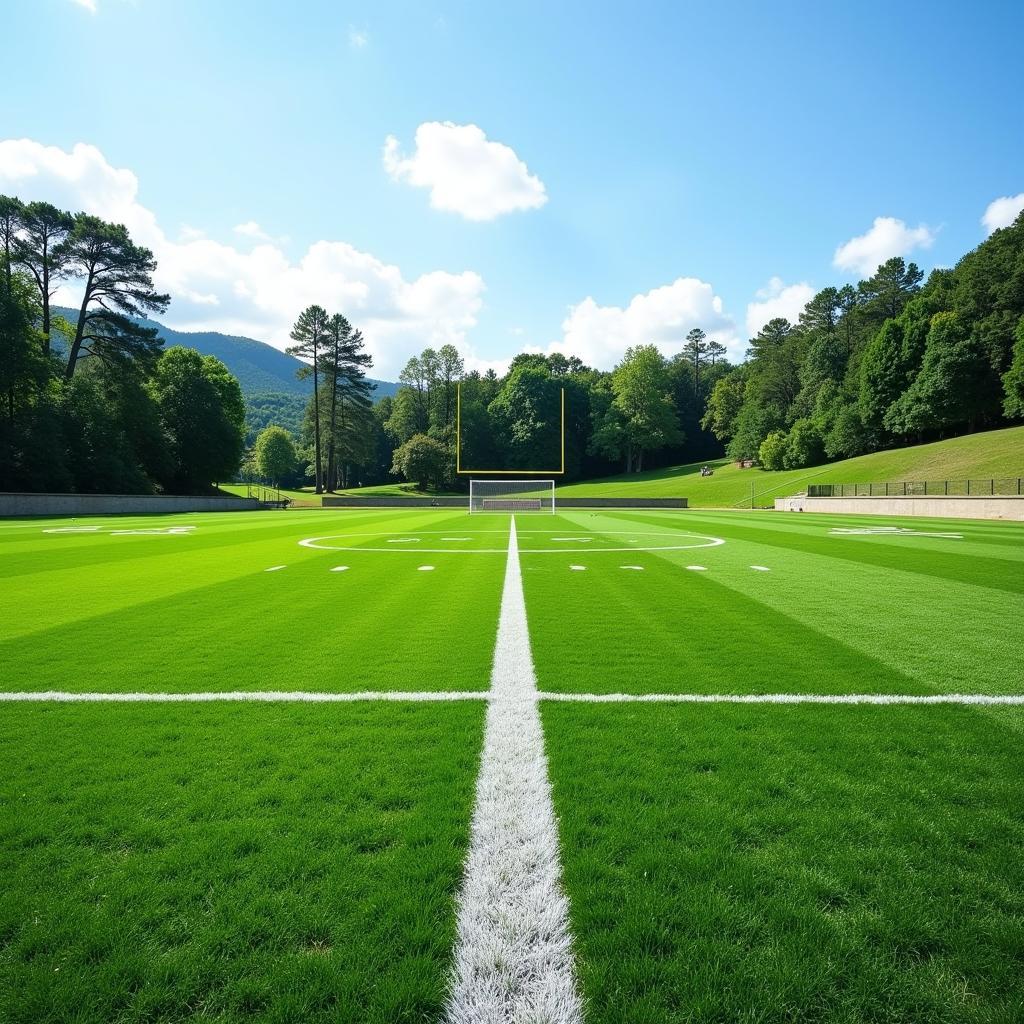 Professional football field with Gold Glove Bermuda turf