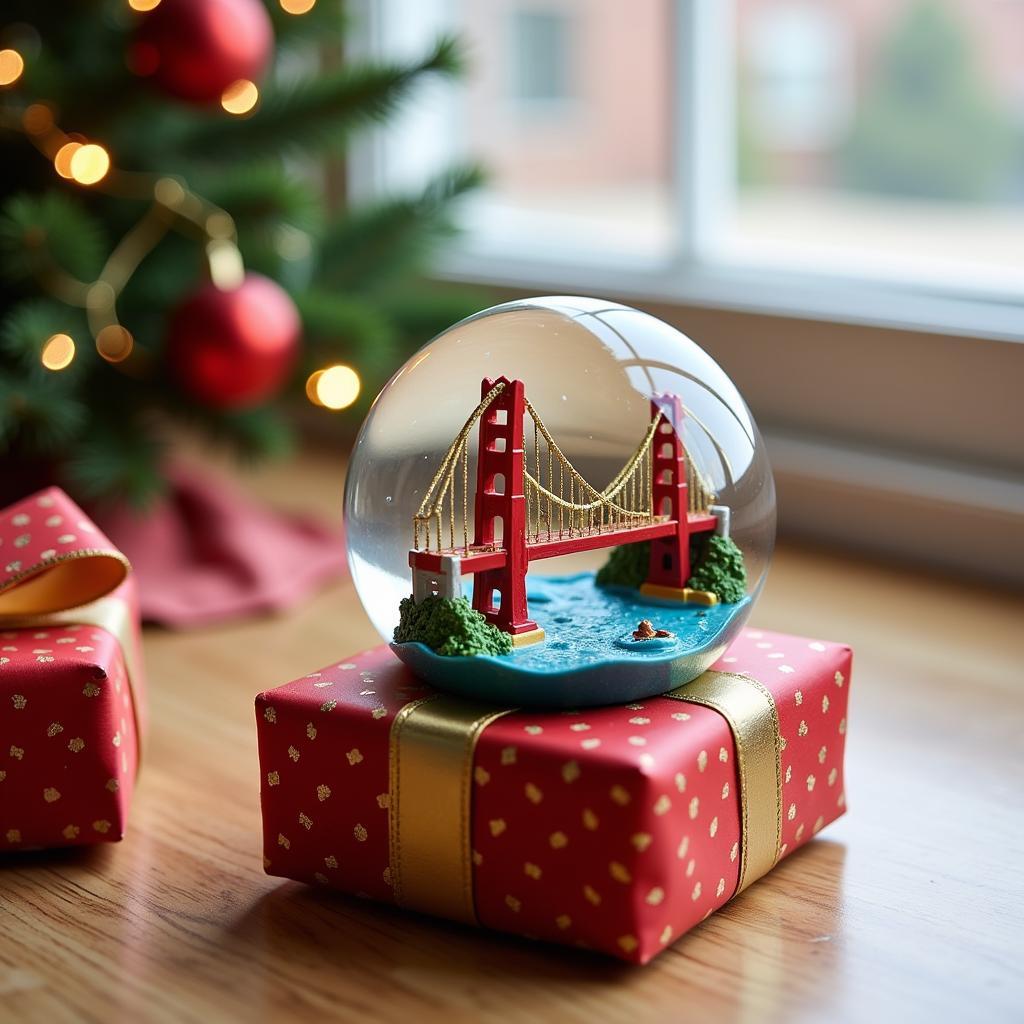 Golden Gate Bridge Snow Globe as a Gift