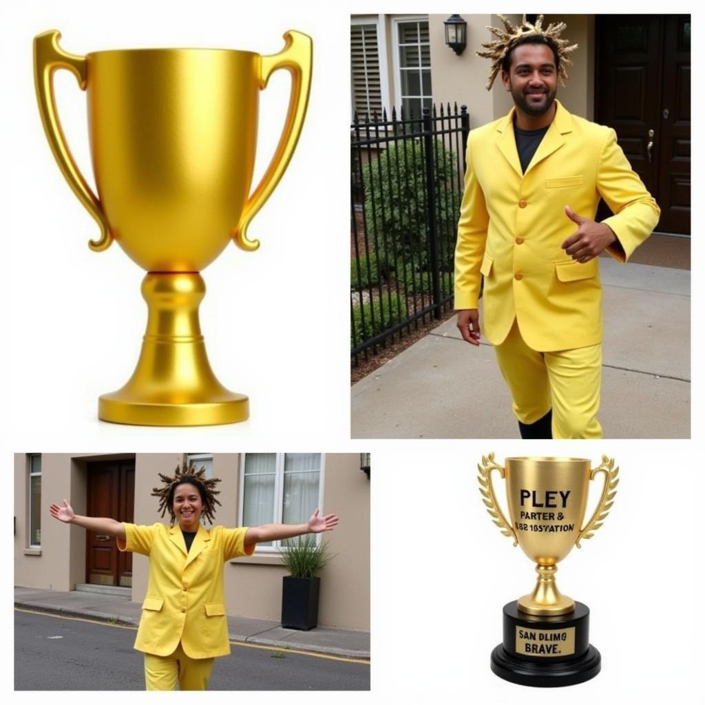 Golden Trophy Costume Ideas