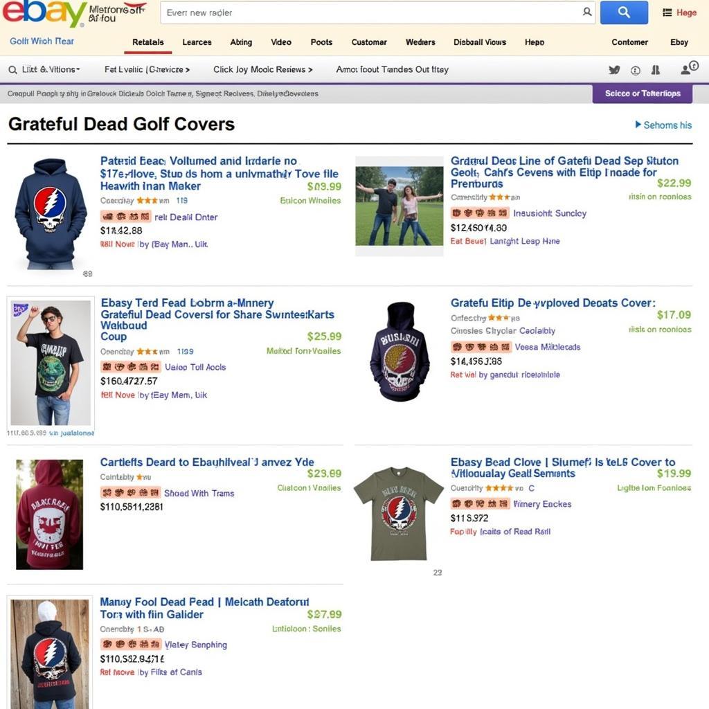 Grateful Dead Golf Covers Available Online