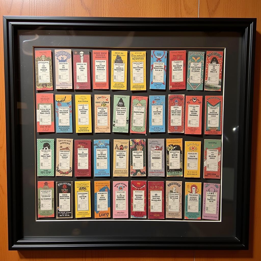 Vintage Grateful Dead Ticket Stub Collection