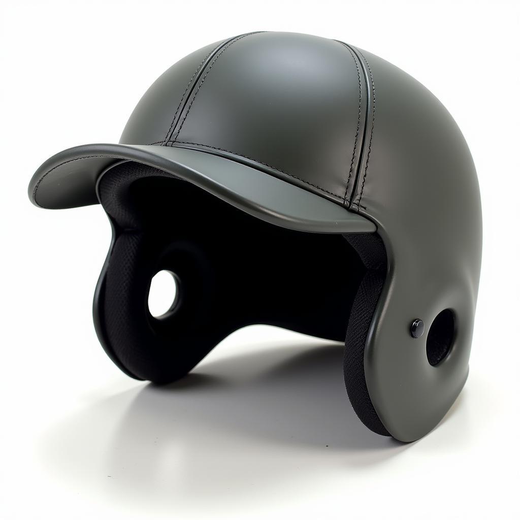 A half-helmet with a distinct baseball cap design