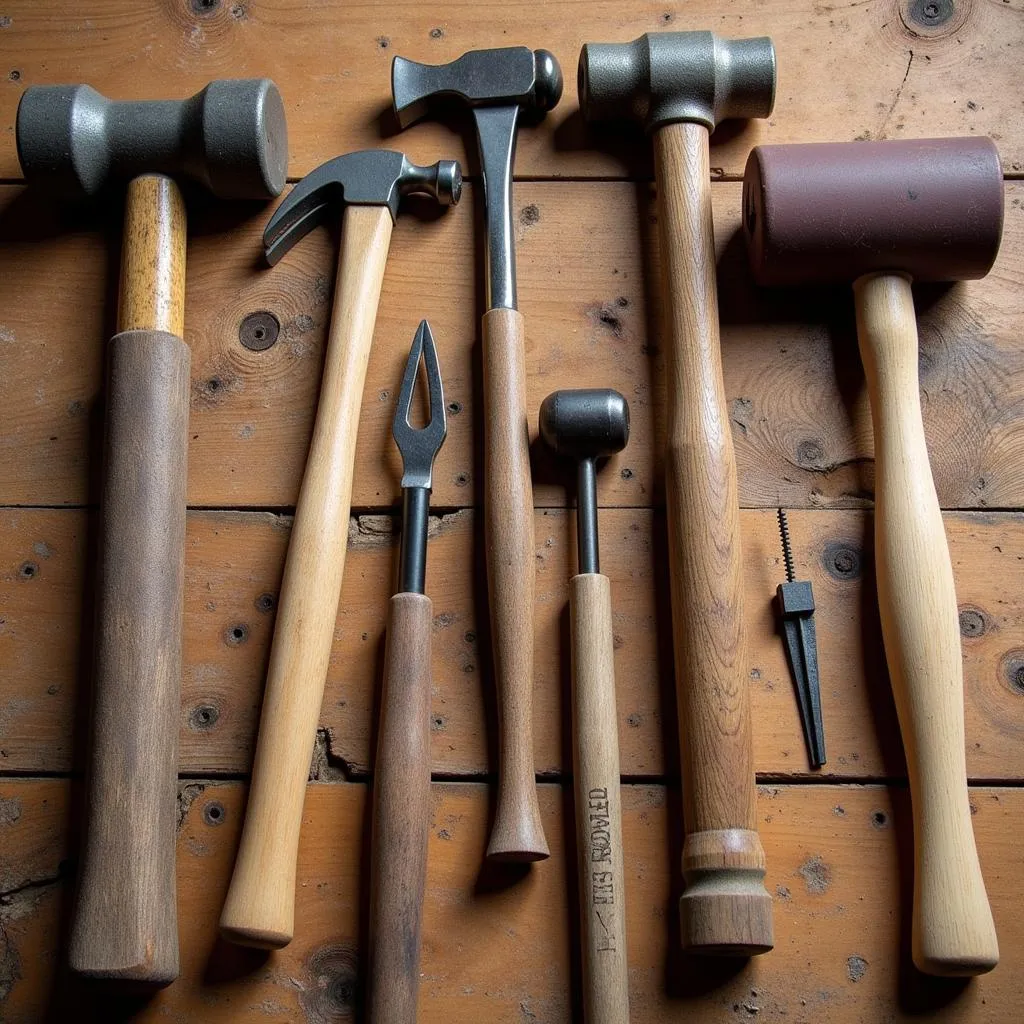 Different Hammers for Various Purposes