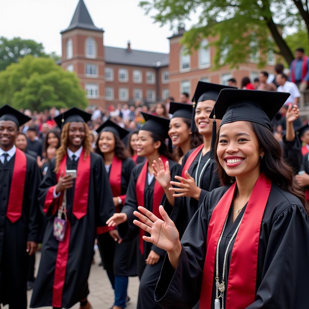 HBCU graduation ceremony