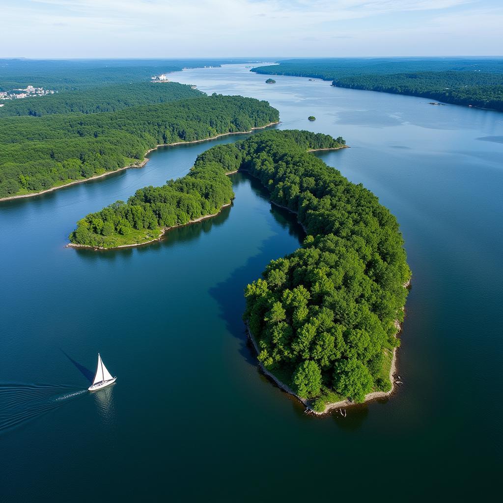 Aerial view of the Head of the Hudson