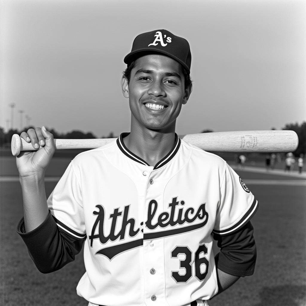 Hector Lopez in his Kansas City Athletics uniform