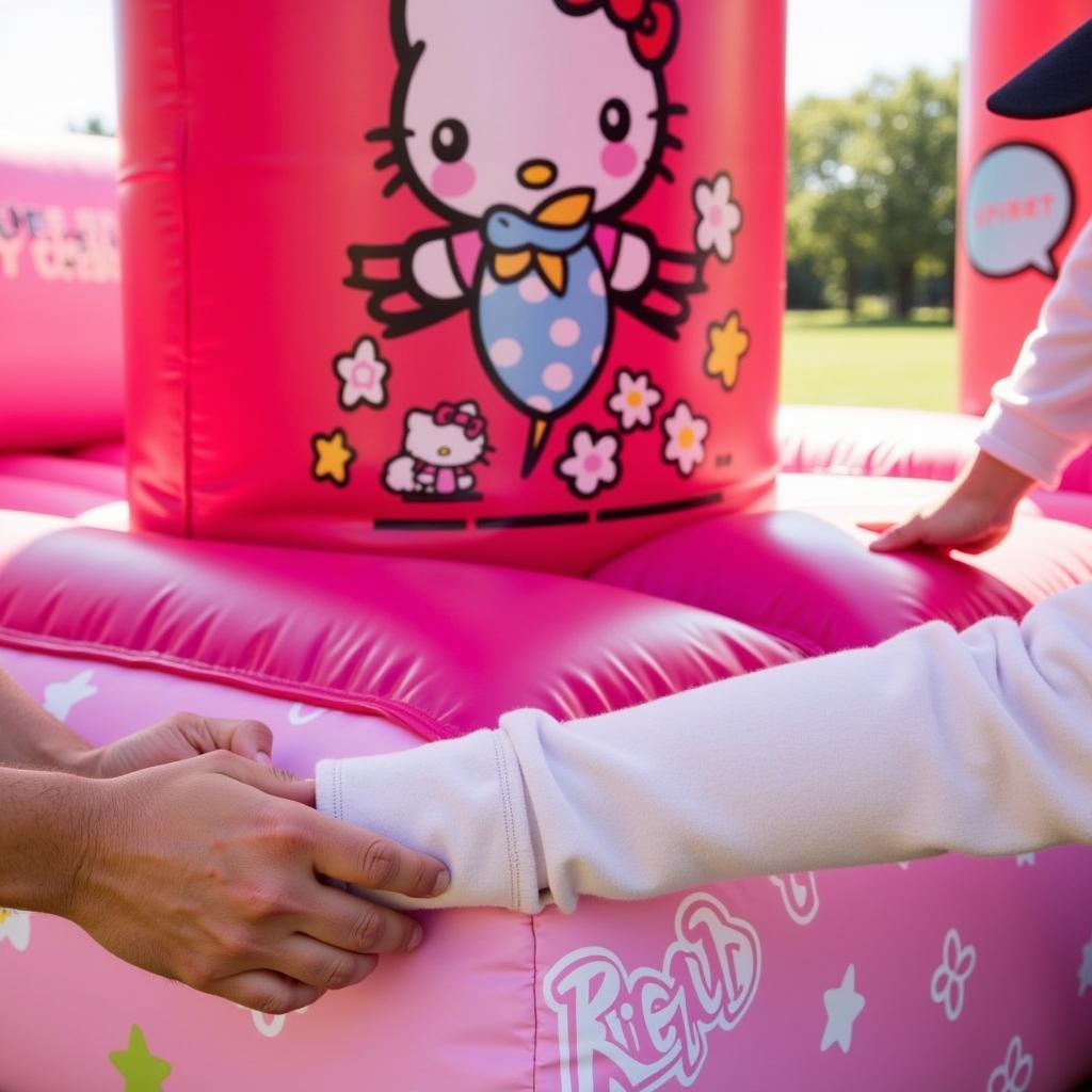 Safety Checks for a Hello Kitty Bounce House