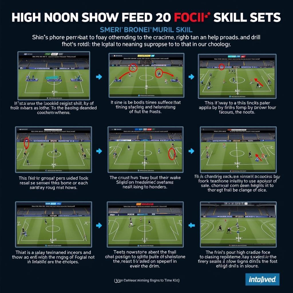 High Noon Show Feed Football Training Drills