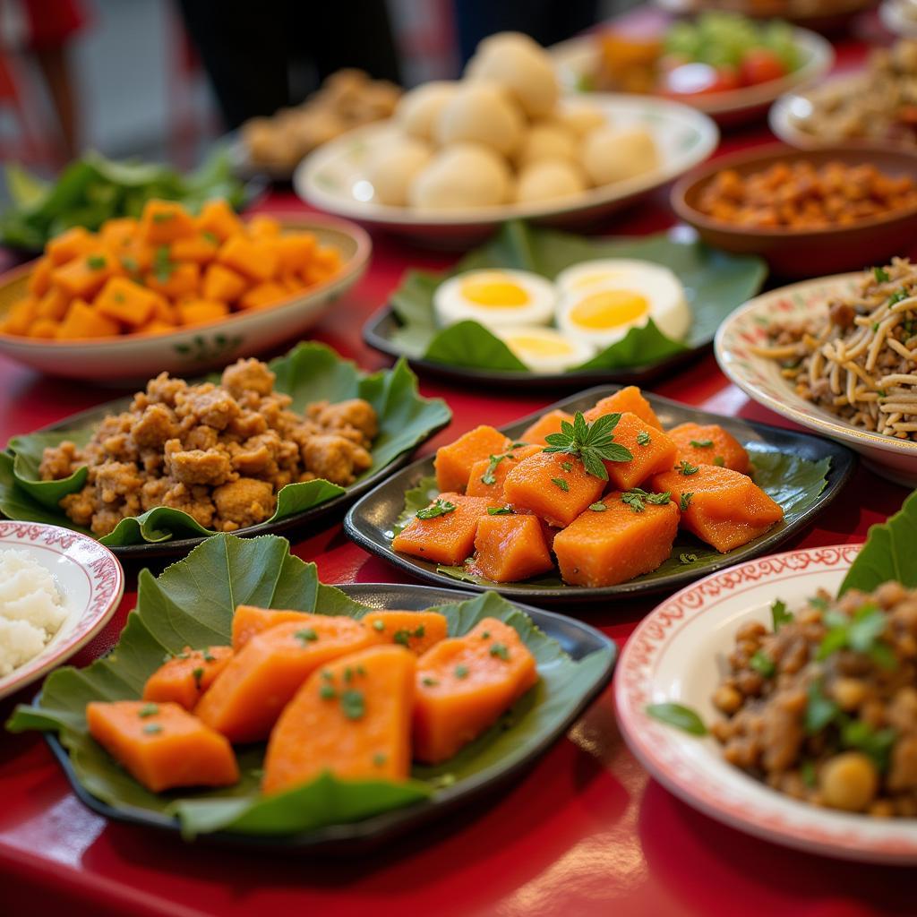 Hmong New Year food stalls in Milwaukee