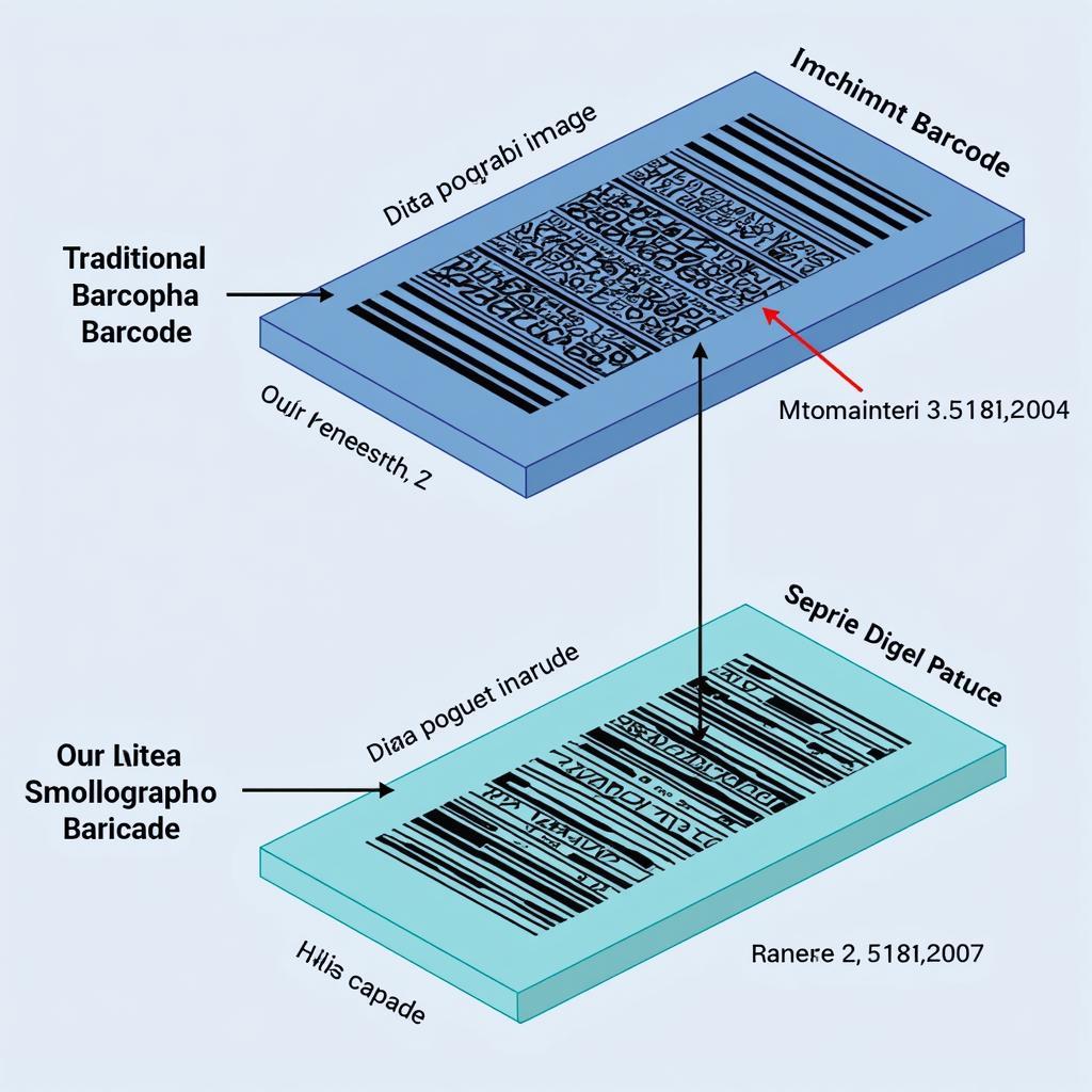 Hologram Barcode Structure Diagram